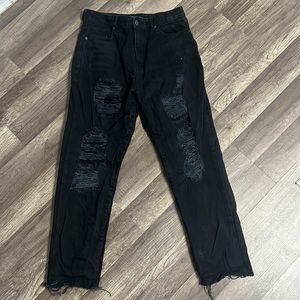 Nasty gal high waisted ripped mom jeans